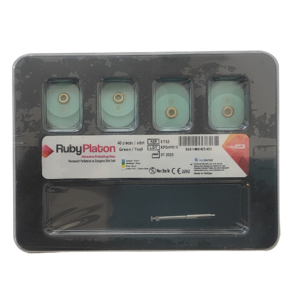 Ruby Polishing Disc 14mm_Medium_Green 40pc-01